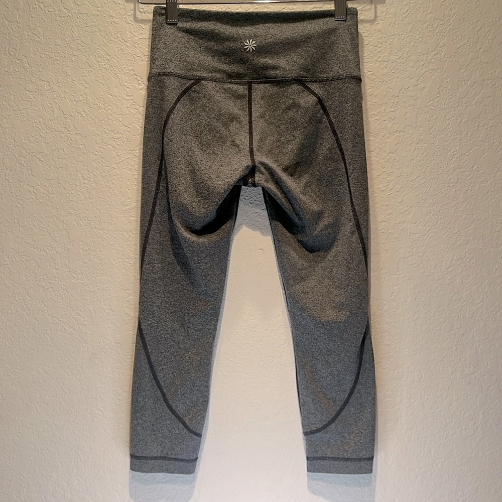 Athleta crop‎ grey leggings size XS